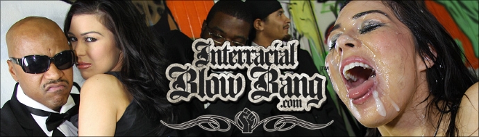 Interracial Blowbang